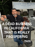 Much of the old San Francisco Bay Area has disappeared, replaced by new industries and new money. Even the cemetery town built to house the region's dead faces an uncertain future as burial plots fill up and cremation becomes increasingly popular. But in Colma, California, business hasn't changed much at all. If anything, it's stayed familiar and grounded, and the business owners say that's what has kept them around.